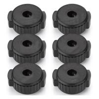 Tuercas de platillo de plástico de 6 piezas, tuerca de platillo de ajuste rápido para kit de batería de percusión, piezas de repuesto de percusión - details 1