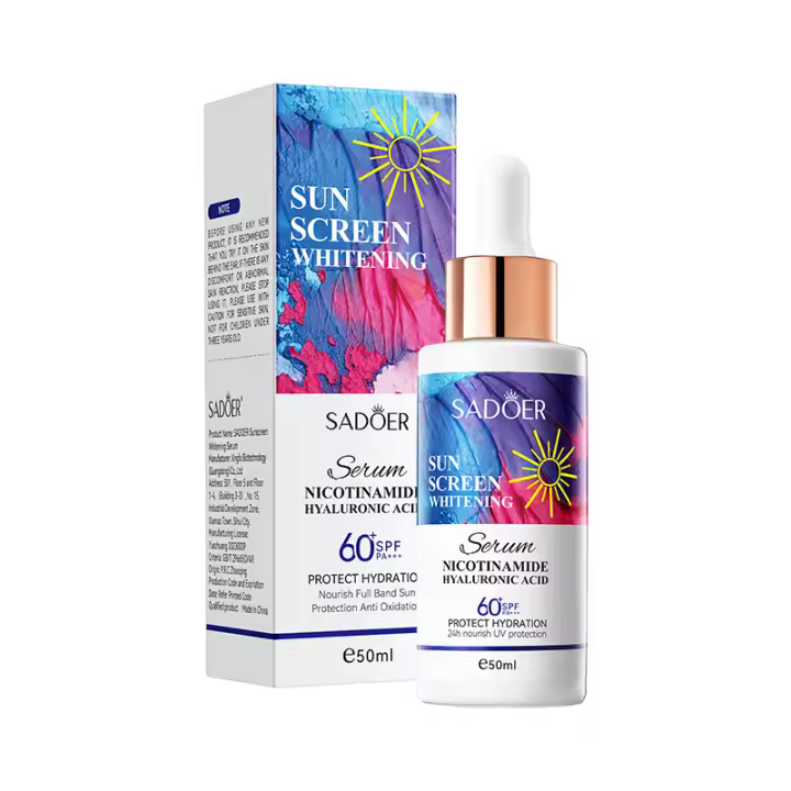 Sérum Protector Solar Ligero SPF 50-50ml Protección UVA/UVB Ideal para Piel Rebelde y Sensible - 1