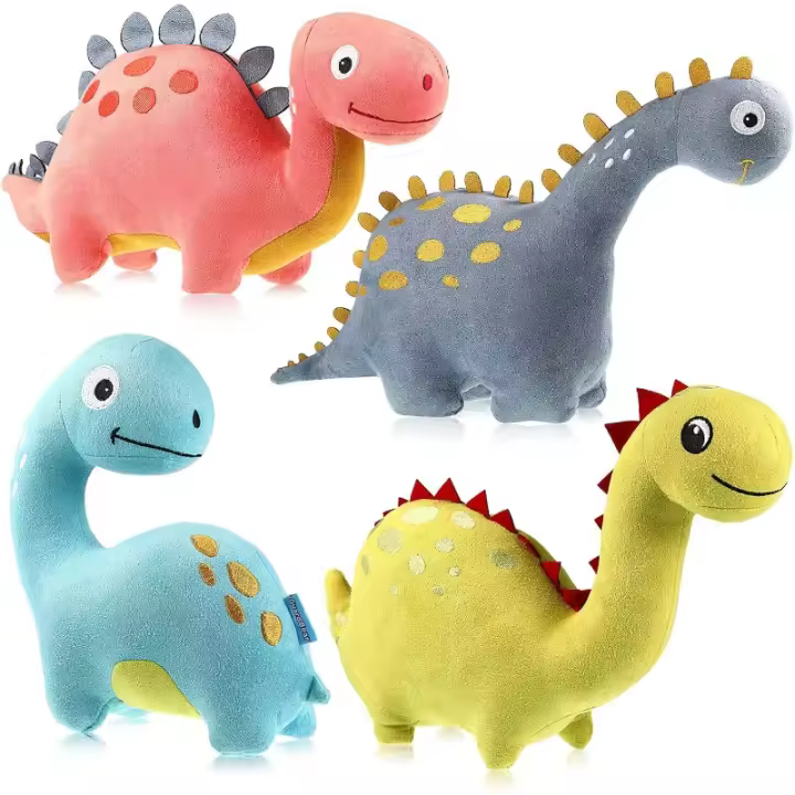 Animal de peluche de dinosaurio para niños, juguetes de peluche de dinosaurio suave Adorable, favores de fiesta de cumpleaños para bebés - 1