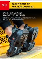 Zapatos de Satén Indestructibles para Hombres Botas de Trabajo de Acero Antideslizantes Transpirables a Prueba de Agujas Ligeras y Cómodas - details 10