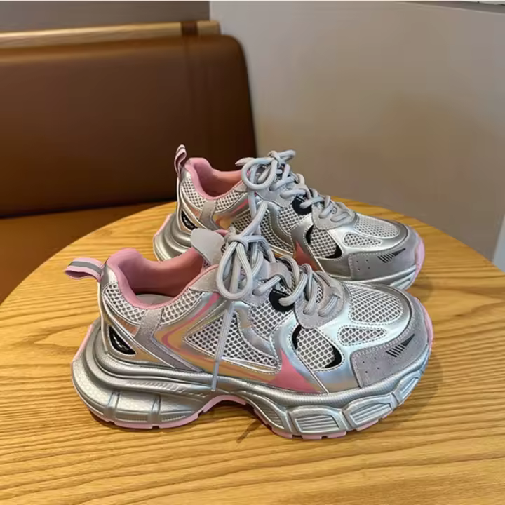 Zapatillas Mujer Suela Gruesa,Tenis Suela Gruesa,Zapatillas 2025,Invierno - 1