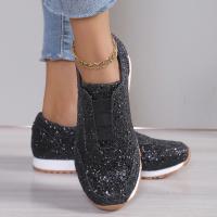 Zapatillas Deportivas Sin Cordones de Moda Otoño 2025 Pisa Fuerte con Tacón Bajo para Mujer - details 12