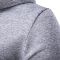 Sudadera De Hombre Con Capucha Y Cierre De Cremallera Estilo Casual Ajustada Manga Larga Para Otoño Y Invierno - details 12