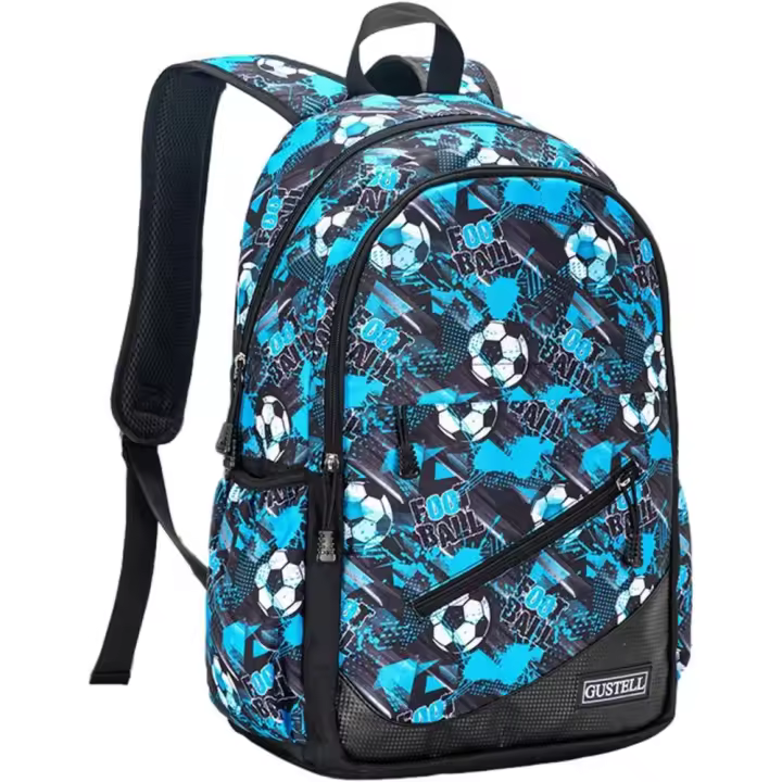 Mochila escolar infantil de hombro, protección de columna vertebral, gran capacidad - 1