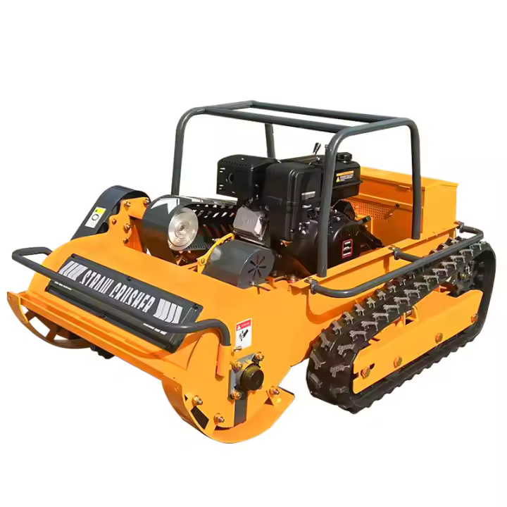 robot cortacésped  Aprobado por CE EPA Maquinaria agrícola cortacésped con radiocontrol Cortacésped sobre orugas de gasolina Cortacésped autopropulsado - 1