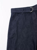 Conjunto de Pantalones Vaqueros para Mujer OUWU Moda de Traje Informal de Dos Piezas con Camisa de Lazo Vaquero - details 8
