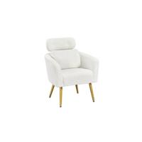 Silla Comedor Silla Tapizada Terciopelo Sillon para Dormitorio Silla para Comedor Cocina Pata Metal Silla Terciopelo Sala de Estar Rosa - details 7