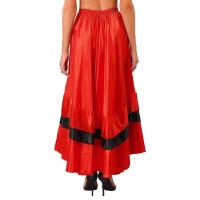 Faldas Flamenco española mujer, falda larga con volantes grandes, tre salón latino para danza del vientre, actuación de 360 - details 33