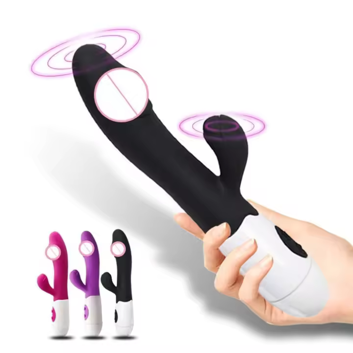 Vibrador de Conejo Leten Estimulador de Clítoris y Punto G Silicona Dildo para Masaje Vaginal - 1