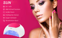 Lámpara Secadora de Uñas Profesional LED UV de Luz de Curación en 4 Modos para Tiempos Variados de 10s a 90s Bueno y Seguro para Manicura - details 0
