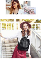 Mochila Retro de cuero suave para mujer, mochila multifuncional de gran capacidad, bolso de viaje de ocio, tendencia popular - details 7