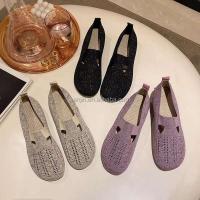 Nuevos zapatos de baile latino tejidos para mujer, zapatos deportivos negros de alta calidad para caminar, deportes de ocio y chicas jóvenes - details 4