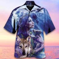 Camisa hawaiana de manga corta con estampado 3D de loro de verano para hombre y mujer, ropa para hombre - details 16