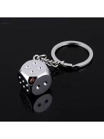 Llavero de Dados de Metal Modelo de Poker, Fútbol, Guitarra Llavero de Coche de Aleación - details 3