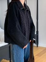 Suéter De Mujer, suéteres De invierno para Mujer, cárdigan Traf, tejido grande para Mujer, Ropa De abrigo De punto holgada De manga larga, Ropa De Mujer - details 35