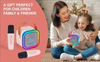 Karaoke Bluetooth para Niños Altavoz y Microfonos Juguete Educativo Regalos para Edades 3-15 - details 4