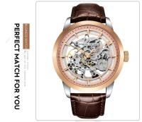 Reloj de Lujo de Negocios PAGANI DIZAINE Reloj Mecánico Automático Diseño de Esqueleto de Cuero - details 9