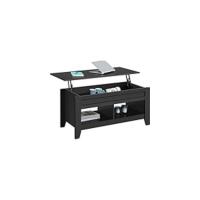 Mesa de Café Moderna Elevable de Madera Estilo de Sala con Revistero Tamaño 104,5×49,5×49,5-62,5cm - details 7