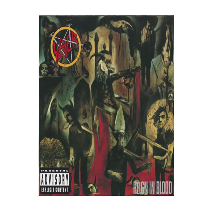 Slayer Reign In Blood manta de franela para sofá de dormitorio - 1