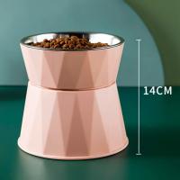 Suministros para Mascotas Tazón Elevado para Cachorros Tazón de Alimentación para Gatos de Acero Inoxidable Platos para Comer para Mascotas - details 0