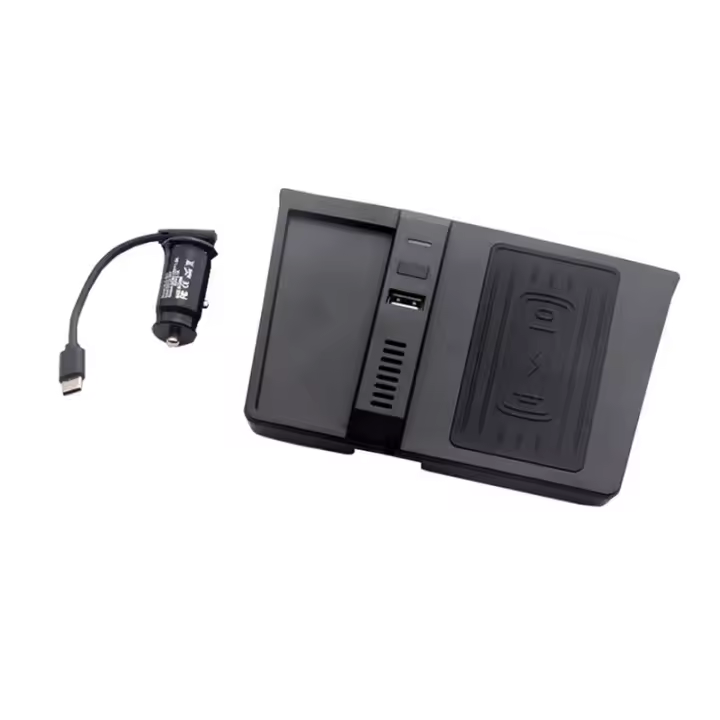 Cargador inalámbrico Car Qi para Subaru Forester Accesorios de alta velocidad 15W Panel de carga de teléfono móvil Modificación interior de las piezas 2019-2024 - 1