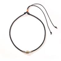 Collares para Hombre Ajustables de Cuerda Encerada, Colgante de Metal con Diseño Tribal, Estilo Retro Boho, Regalos para Hombre 2025 - details 4