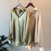 2025 camisa y blusas de primavera Jersey nuevo cárdigans mujer Top tejido coreano manga larga solapa botón elegancia dulce abrigos casuales - details 10