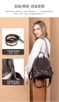 Mochila de cuero genuino para mujer, bolso de moda, bolsas de viaje antirrobo, estilo urbano, plegable, de cuero suave, bolso trasero vintage, bolsas impermeables, estilo punk, personalidad callejera - details 3
