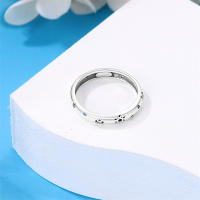 Anillo de Plata Esterlina 925 con Zirconia de Estrella de Copo de Nieve - details 59