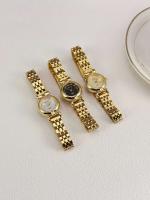 Reloj de Pulsera de Oro Antiguo Estilo Reloj de Mujer de Moda de Alta Gama con Correa de Cuero - details 8