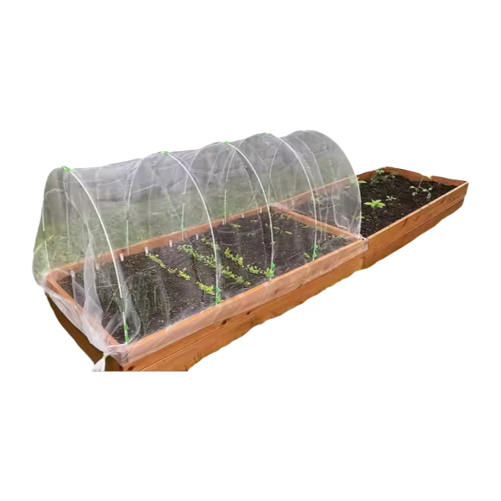 25pcs Hojas De Jardín Para DIY Tunnel De Cultivo Marco De Soporte De Fibra De Vidrio Resistente Al Rusticidad Para Invernadero Y Camas Elevadas - 1
