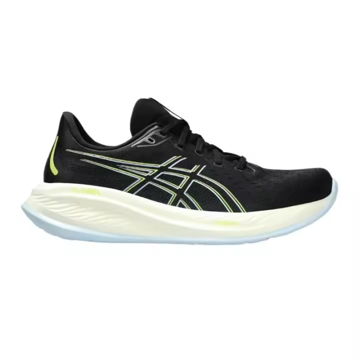 Leten Men GEL-CUMULUS 26 WIDE Zapatillas para correr en negro/amarillo seguridad - 1