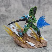 Figura de Son Goku, Kamehameha, Kakarotto Cell, Super Saiyan, modelo de decoración, estatua, muñeca, reg - details 1