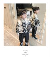 2024 Otoño e Invierno nueva moda para niños lindo Polo de cuello alto manga larga estampado suelto cómodo Casual versátil Top - details 9