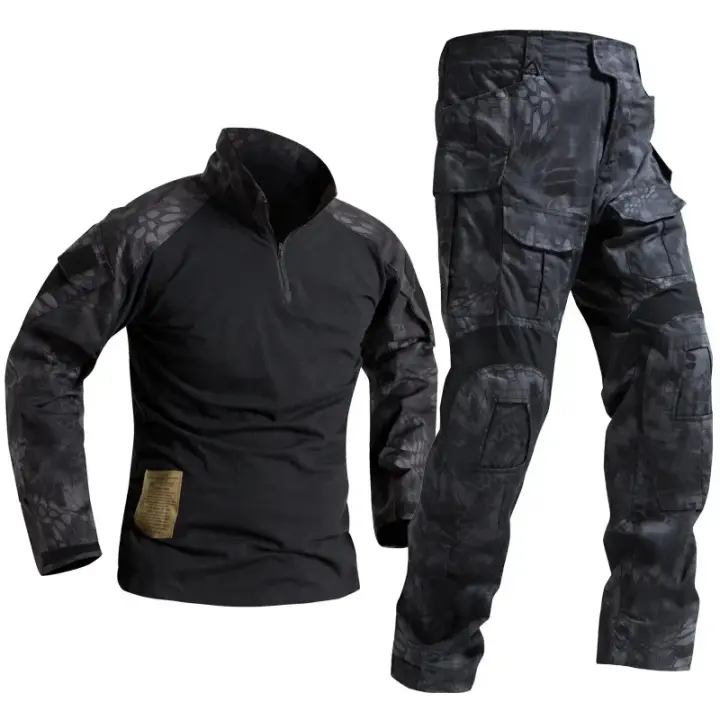 Conjunto de caza táctica, uniforme de camuflaje con manga, sartén de trabajo de carga - 1