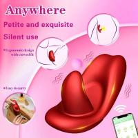 Proveedor de lengua para adultos, estimulación del clítoris, juguetes sexuales, masturbador, Vibrador, vibradores para mujeres, coño, punto G, bragas, consolador - details 4