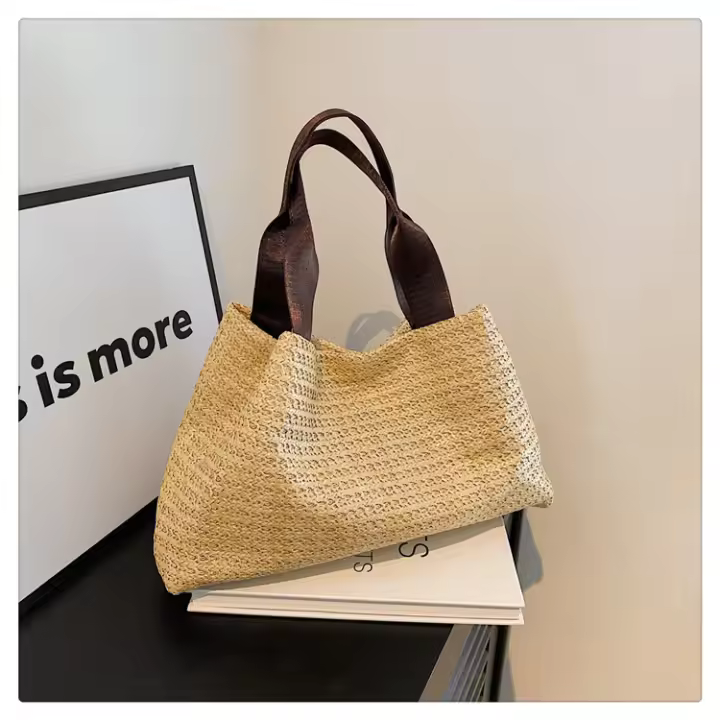 Bolso de Mano Aestético de Gran Capacidad para Mujeres Nueva Moda Primavera 2025 - 1
