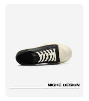 Nuevos zapatos casuales diarios de terciopelo negro con suela gruesa y realce - details 6