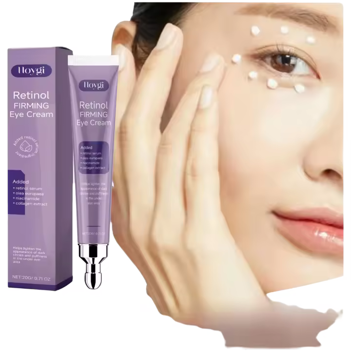 Crema Reafirmante de Ojos con Retinol Reduce Líneas Finas, Reduce Hinchazón, Elimina Ojeras, Hidrata y Ilumina - 1