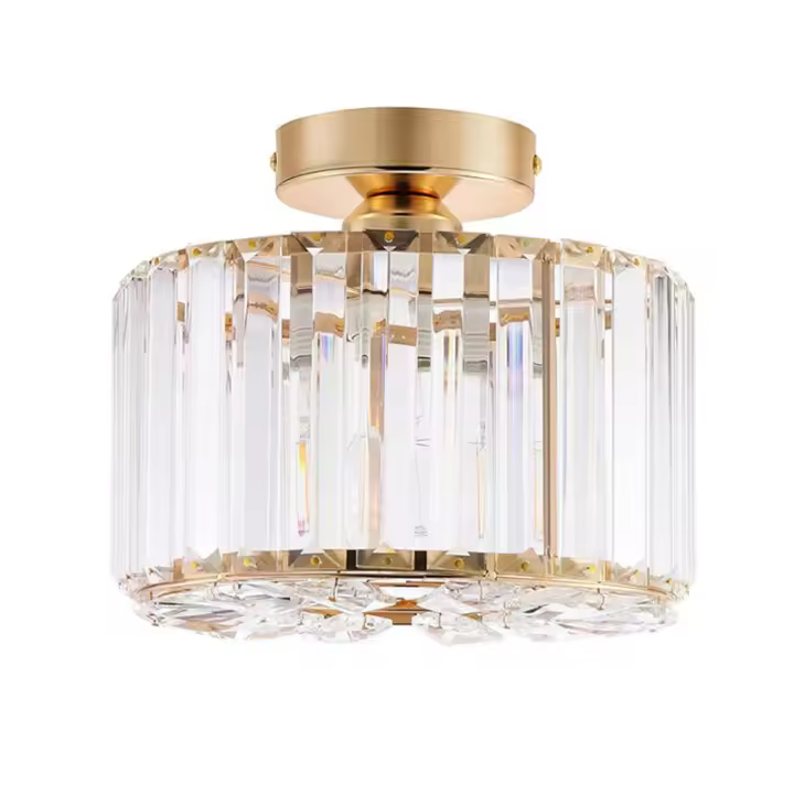Lámpara de Techo Moderna de Cristal – Iluminación Decorativa Ideal para Salón, Dormitorio y Espacios Interiore.Bombillas no incluidas. - 1