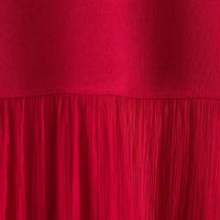 OUWU- Vestido largo de punto a rayas de arco iris para mujer, vestido de vacaciones sin mangas con cuello en V y espalda descubierta, elegantes vestidos de calle de verano - details 3
