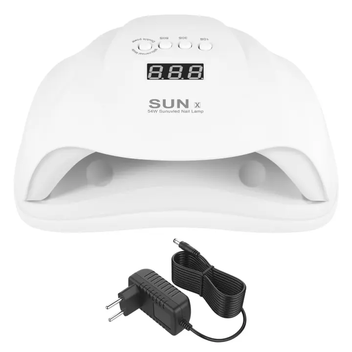 Sun X-Máquina secadora de Gel para uñas, lámpara Led Uv para uñas, luz blanca profesional, máquina de esmalte, secador rápido, herramientas de arte de uñas, 54 W - 1