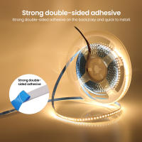 GAHADA Luz de Tira LED de Alta Brillo 12V Ancho de PCB de 5MM y 8MM Tinta Cálida Blanca - details 3