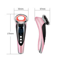 Masajeador Facial EMS con fotones LED, terapia de luz roja, cuidado de la piel, antienvejecimiento, máquina de estiramiento Facial, belleza, limpiador de poros faciales caliente y frío - details 8