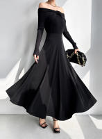 BGTEEVER-faldas elegantes y sueltas para mujer, faldas lisas de cintura alta, faldas Midi de gasa, moda de primavera y verano - details 2