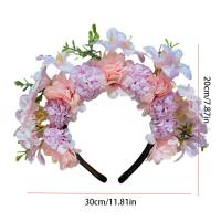 Tocado de flores con cabeza de Quanzhou, guirnalda de flores de estilo étnico, accesorios para el cabello, accesorios de fotografía - details 0