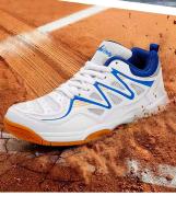 Nuevas llegadas de zapatos de tenis de mesa de cuero PU de malla antideslizante y resistente al desgaste, calzado deportivo de bádminton - details 3