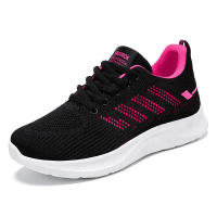 Zapatillas casuales para mujer 2025 con suela suave y transpirable, zapatos tejidos para madres, zapatillas para correr. - details 1