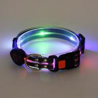Nuevo collar luminoso LED para mascotas, correa de nailon para perros con correas de pvc - details 6