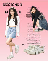 Primera capa de cuero de vaca pequeños zapatos blancos nuevo arco solo zapatos casual versátil zapatos de los niños de la plataforma zapatos de las mujeres - details 0